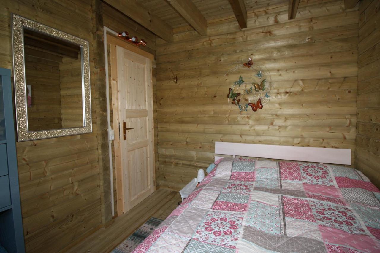Villa Emilia - Gemuetliches Kinderfreundliches Blockhaus Mit Umzaeuntem Garten Sint Annaland Exteriör bild